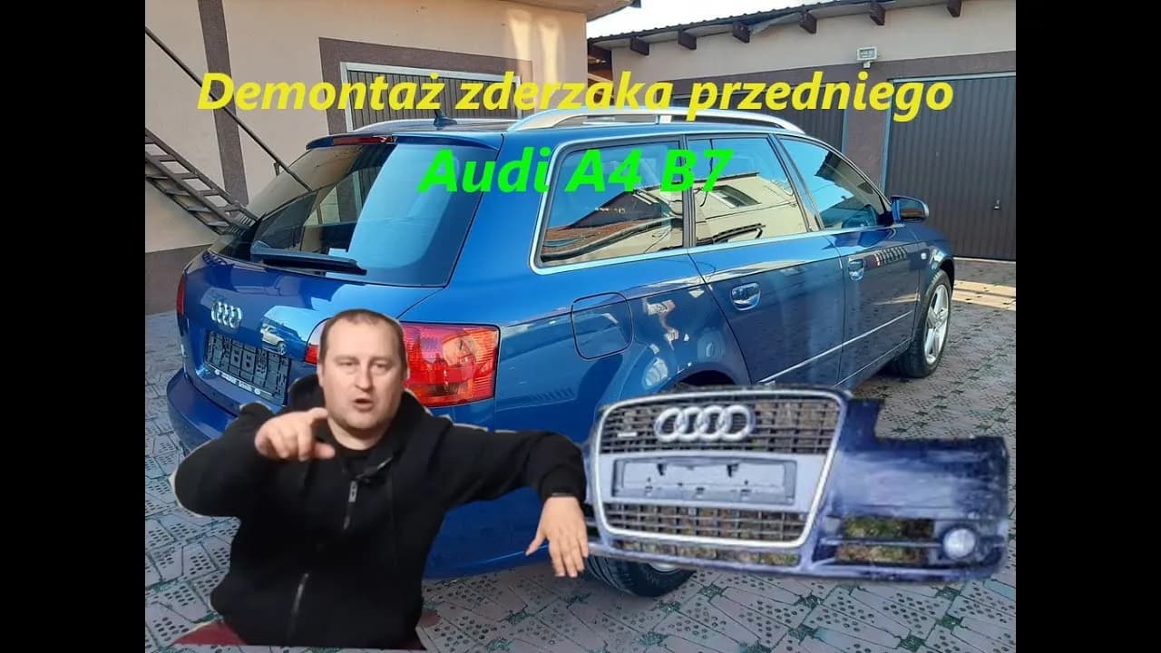 Jak zdjąć zderzak Audi A4 B7 bez uszkodzeń i frustracji Jak zdjąć zderzak Audi A4 B7 bez uszkodzeń i frustracji