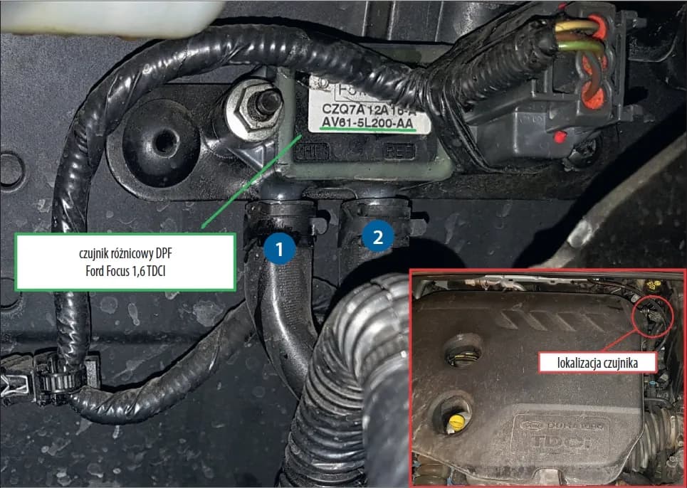 Czujnik DPF Ford Kuga - gdzie jest i jak go łatwo znaleźć Czujnik DPF Ford Kuga - gdzie jest i jak go łatwo znaleźć